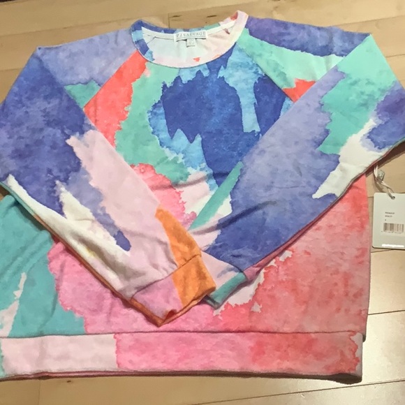 NWT Multi-Colored Long-Sleeved Top PJ Salvage - Picture 4 of 4